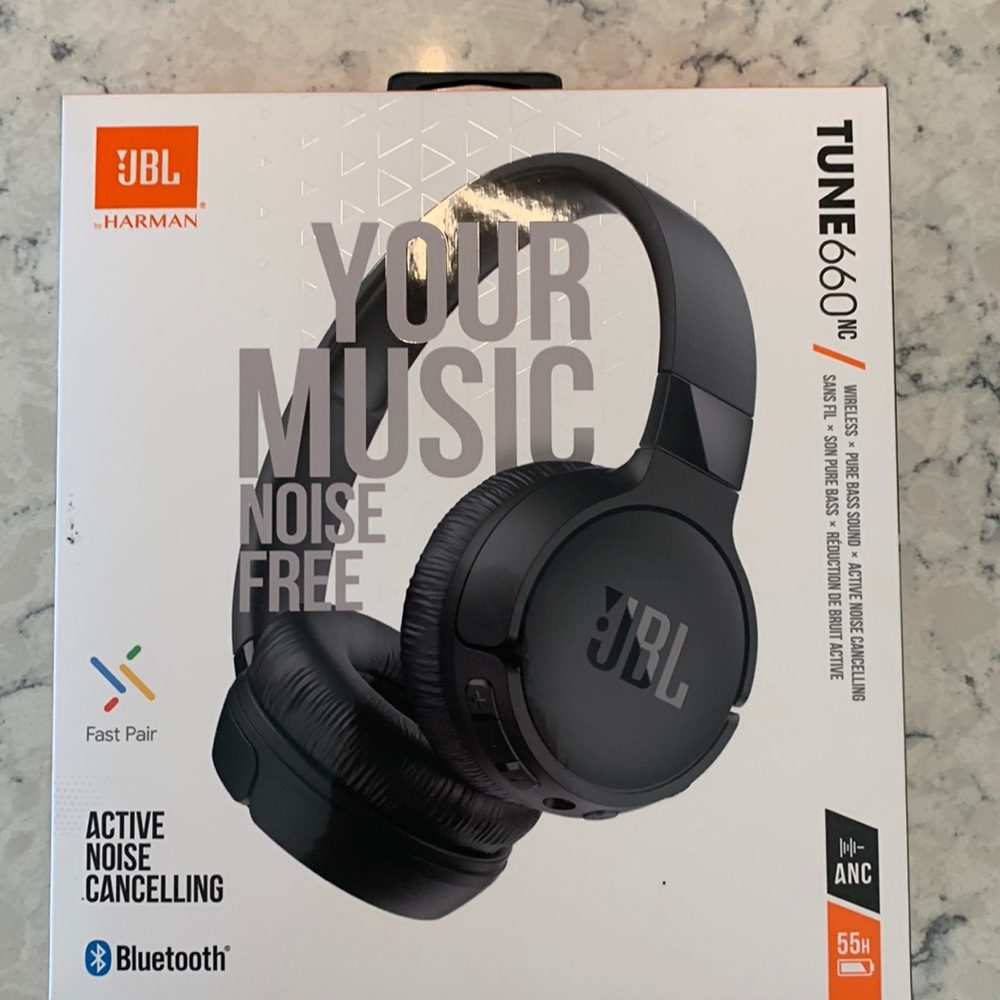 JBL wireless headphones! Tune 660nc. Never opened!